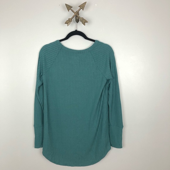 Chaser Women’s green thermal sweater size small - Picture 2 of 7